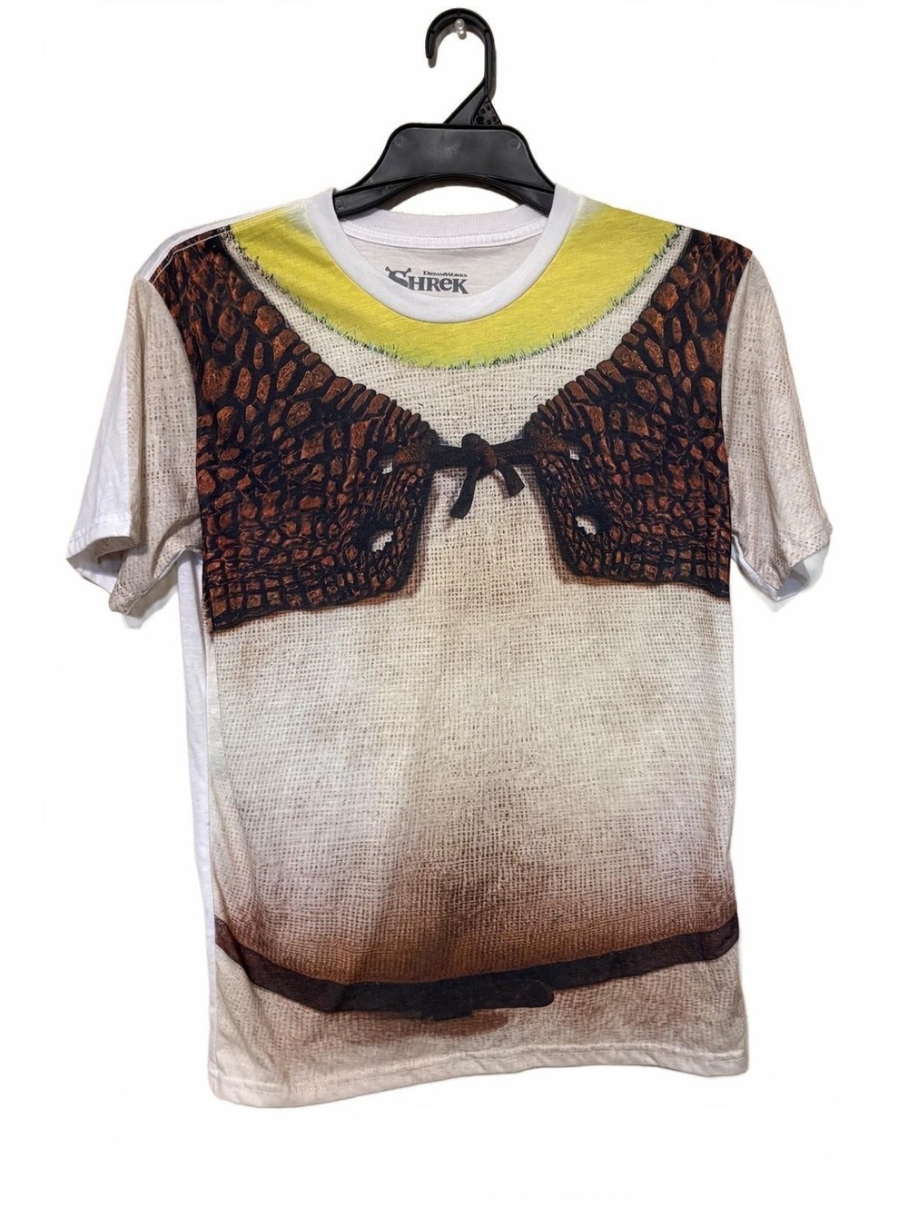 Shrek Themed Men's Short Sleeve T-Shirt Size S